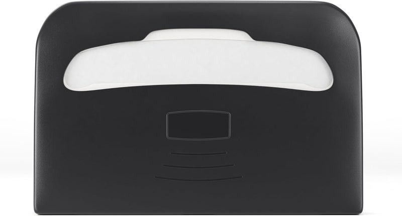 EnBath Commercial Toilet Seat Cover Dispenser Wall Mount, Black Half-Fold Toilet Seat Cover Holder for Bathroom/Restroom - Image 1